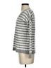 Gap 100% Cotton Stripes Gray Pullover Sweater Size S - photo 5