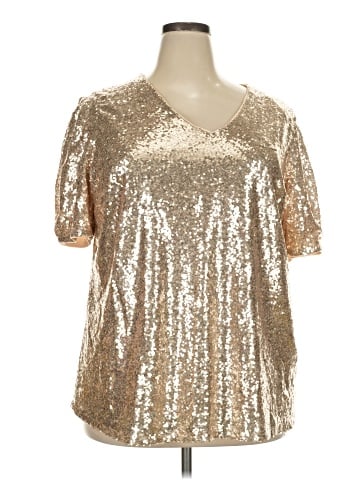 Lane Bryant Short Sleeve Blouse (view 1)
