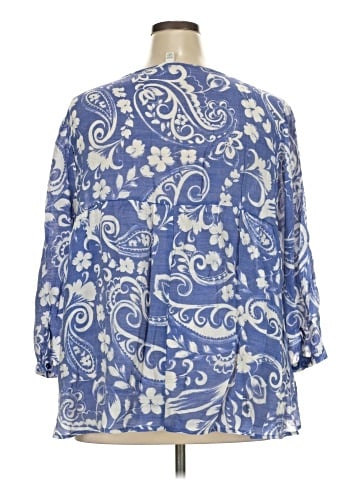 Cato 3/4 Sleeve Blouse (view 2)