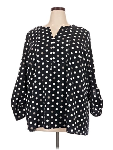 Lane Bryant Outlet 3/4 Sleeve Blouse (view 1)