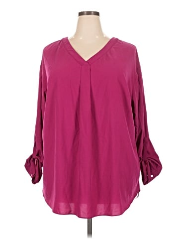 Worthington 3/4 Sleeve Blouse (view 1)