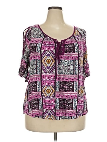 Cato Short Sleeve Blouse (view 1)