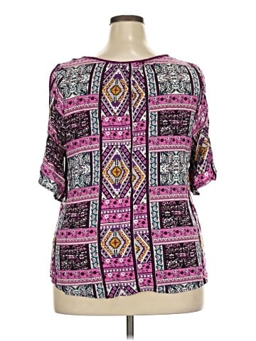 Cato Short Sleeve Blouse (view 2)