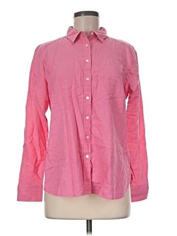 Ann Taylor LOFT Long Sleeve Button-Down Shirt (view 1)