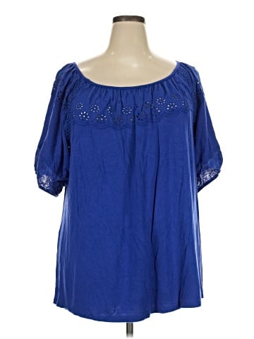 Ashley Stewart Short Sleeve Top (view 1)