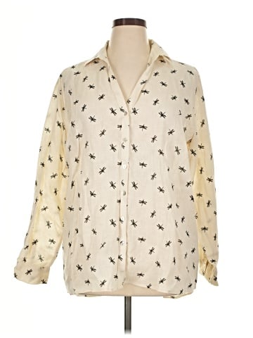 Isaac Mizrahi New York Long Sleeve Blouse (view 1)