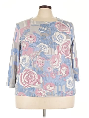Alfred Dunner 3/4 Sleeve Top (view 1)