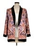 Zara 100% Polyester Paisley Pink Orange Blazer Size XL - photo 1