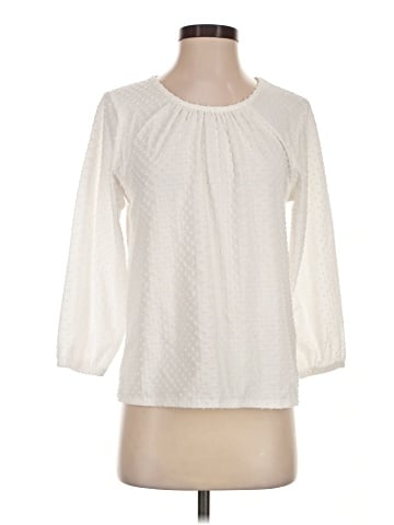 J.Crew Factory Store 3/4 Sleeve Blouse (view 1)