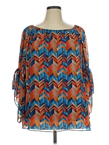 New Directions 3/4 Sleeve Blouse (view 1)