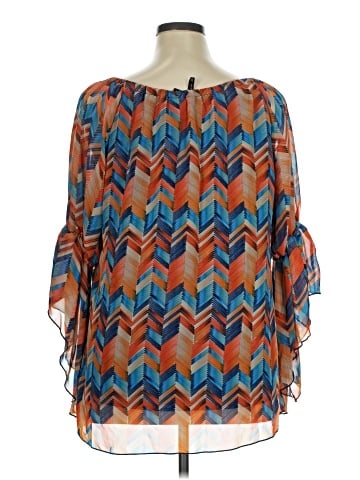 New Directions 3/4 Sleeve Blouse (view 2)