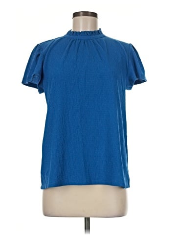 Ann Taylor Factory Short Sleeve Blouse (view 1)
