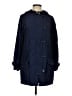 Gap 100% Polyester Blue Raincoat Size XS - photo 1