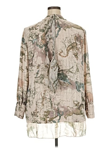 Melissa McCarthy Seven7 3/4 Sleeve Blouse (view 2)