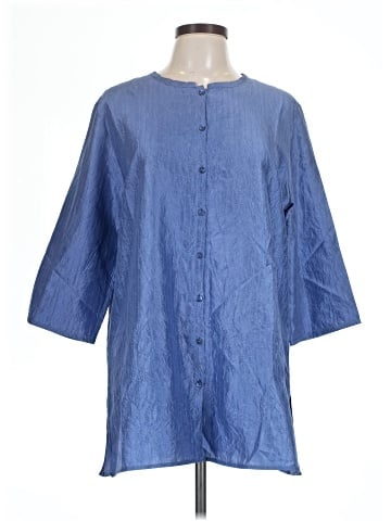 Eileen Fisher 3/4 Sleeve Silk Top (view 1)