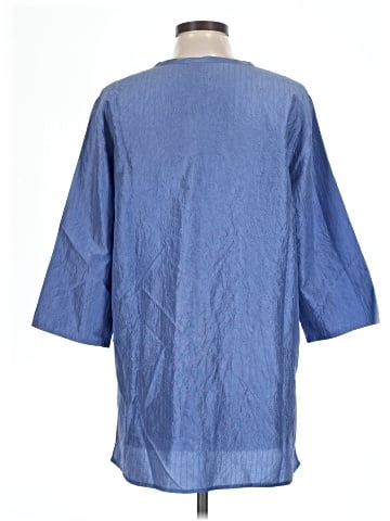 Eileen Fisher 3/4 Sleeve Silk Top (view 2)