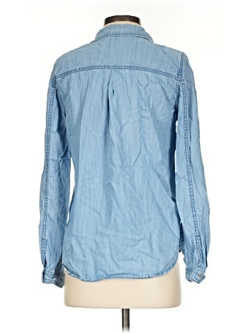 Skies Are Blue Long Sleeve Button-Down Shirt (view 2)