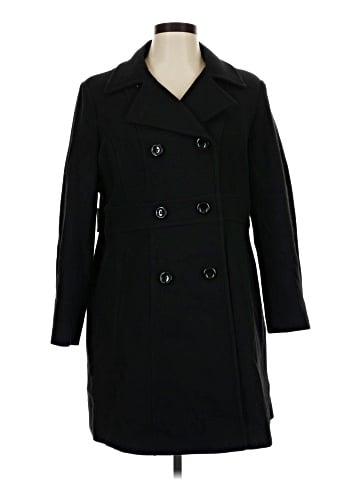 AK Anne Klein Wool Coat (view 1)