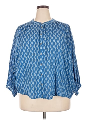 Pilcro 3/4 Sleeve Blouse (view 1)