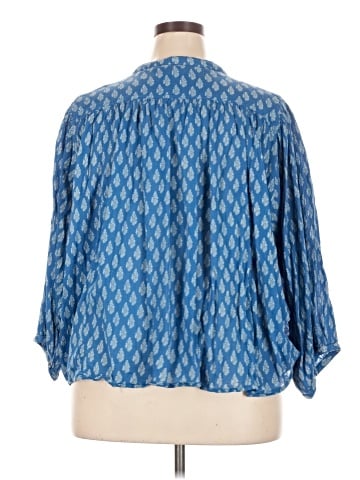 Pilcro 3/4 Sleeve Blouse (view 2)