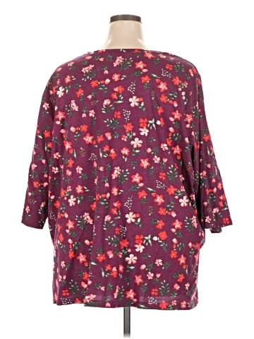 Woman Within 3/4 Sleeve T-Shirt (view 2)