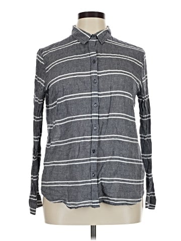 Ann Taylor LOFT Outlet Long Sleeve Button-Down Shirt (view 1)