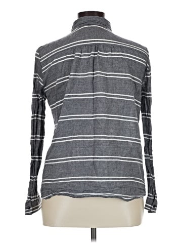 Ann Taylor LOFT Outlet Long Sleeve Button-Down Shirt (view 2)