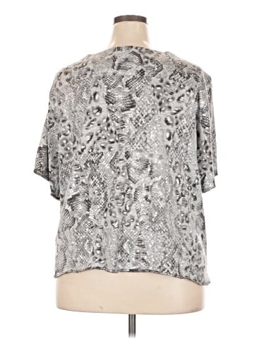 Alfred Dunner Short Sleeve Blouse (view 2)