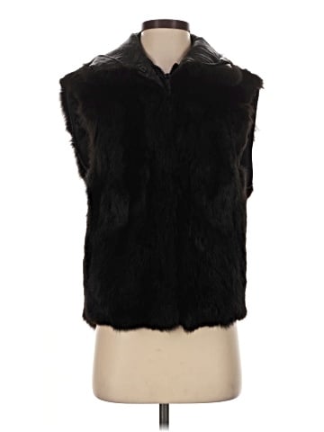 Andrew Marc Faux Fur Vest (view 1)