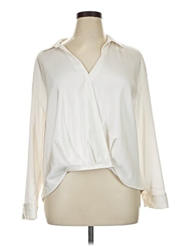 Calvin Klein Long Sleeve Blouse (view 1)