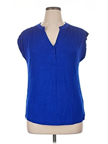Cable & Gauge Short Sleeve Blouse (view 1)