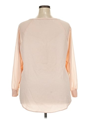 Rose + Olive Long Sleeve Blouse (view 2)