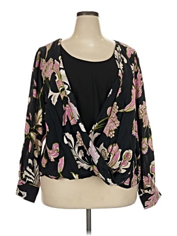 Karen Kane 3/4 Sleeve Blouse (view 1)
