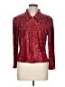 Joseph Ribkoff Animal Print Red Jacket Size 12 - photo 1