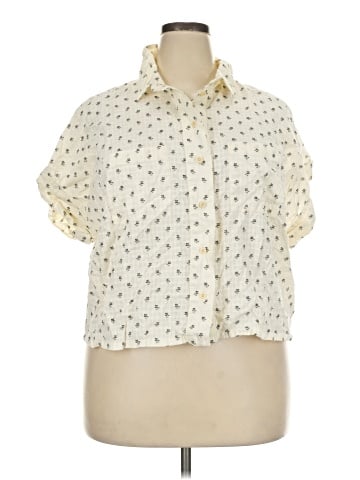 Madewell Short Sleeve Blouse (view 1)