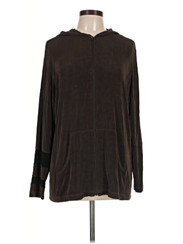 Travelers by Chico's Zip Up Hoodie (view 1)