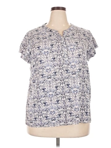 Rose & Thyme Short Sleeve Blouse (view 1)
