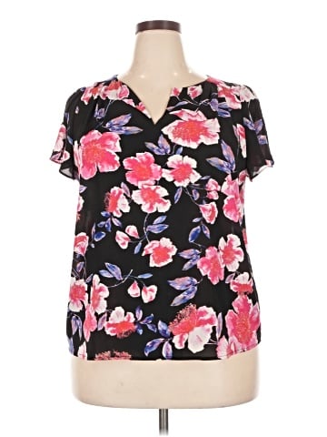 Elle Short Sleeve Blouse (view 1)