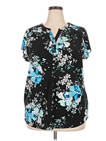 Croft & Barrow Short Sleeve Blouse (view 1)