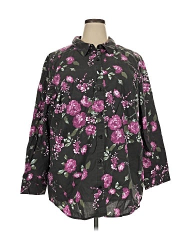 Roaman's 3/4 Sleeve Blouse (view 1)