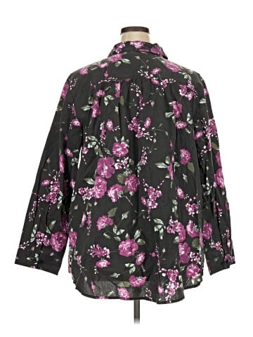 Roaman's 3/4 Sleeve Blouse (view 2)