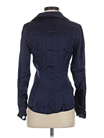 MNG Long Sleeve Silk Top (view 2)