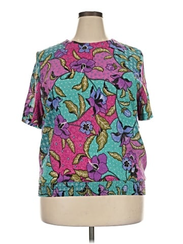 Alfred Dunner Short Sleeve Blouse (view 1)