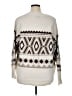 Old Navy Print Ivory Pullover Sweater Size XL - photo 2