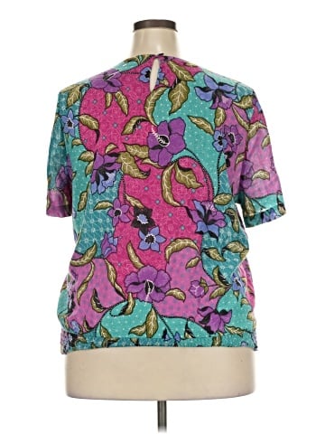 Alfred Dunner Short Sleeve Blouse (view 2)