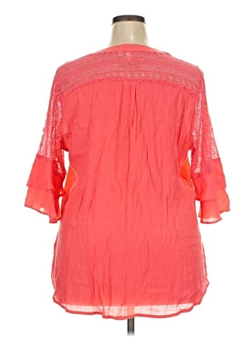 NY Collection 3/4 Sleeve Blouse (view 2)