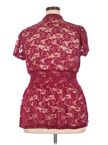 Eyeshadow Short Sleeve Blouse (view 2)