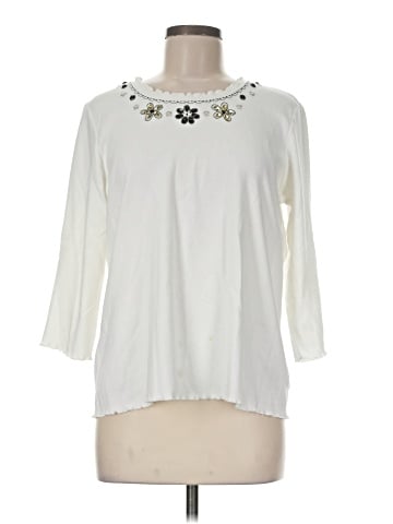 Alfred Dunner 3/4 Sleeve Top (view 1)