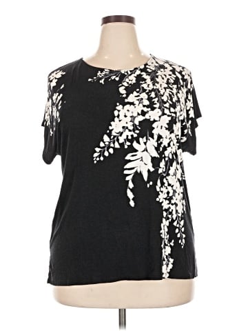 Simply Vera Vera Wang Short Sleeve Top (view 1)
