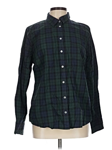 J.Crew Factory Store Long Sleeve Button-Down Shirt (view 1)